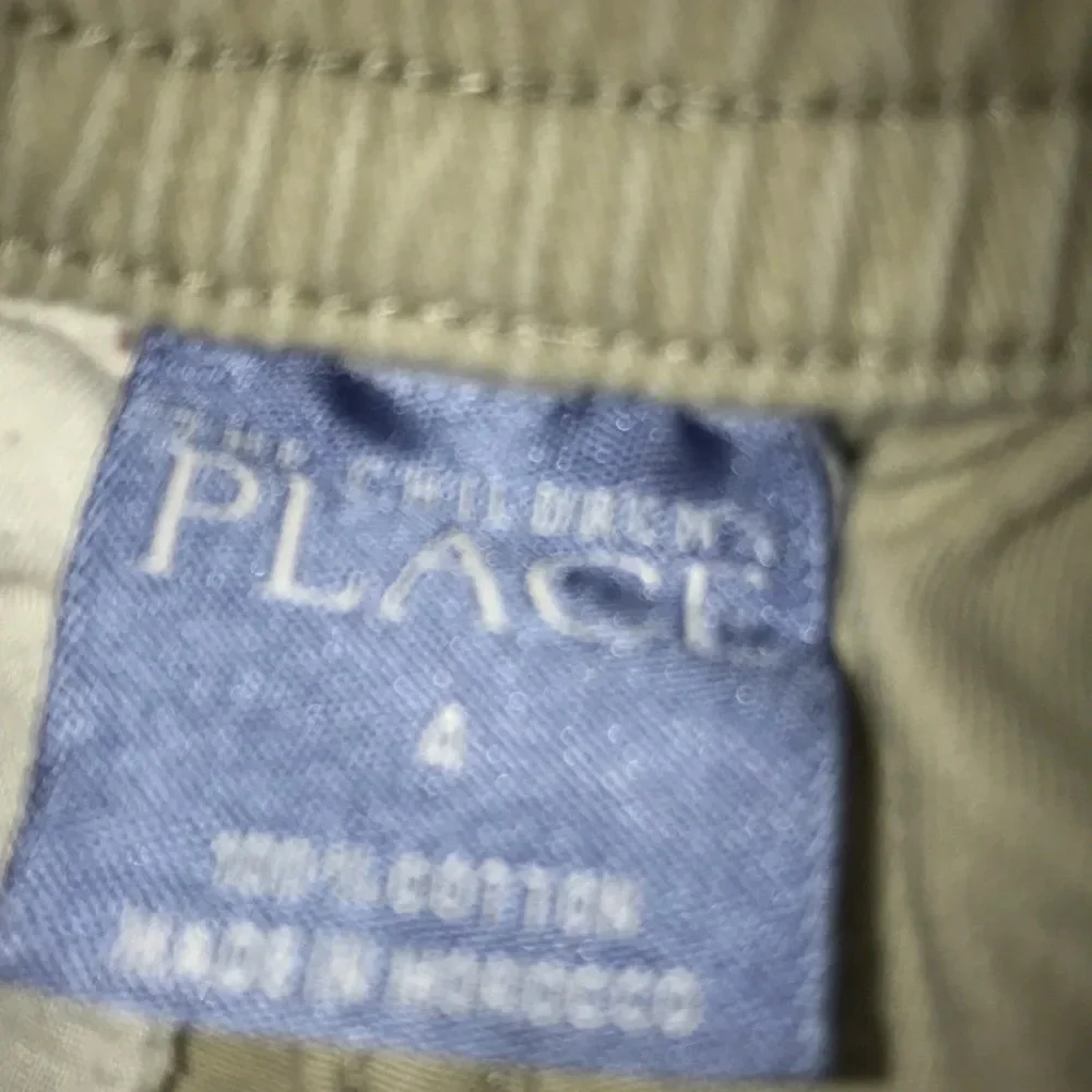 THE Children’s Place elastic waistband pull on tan pants size 4